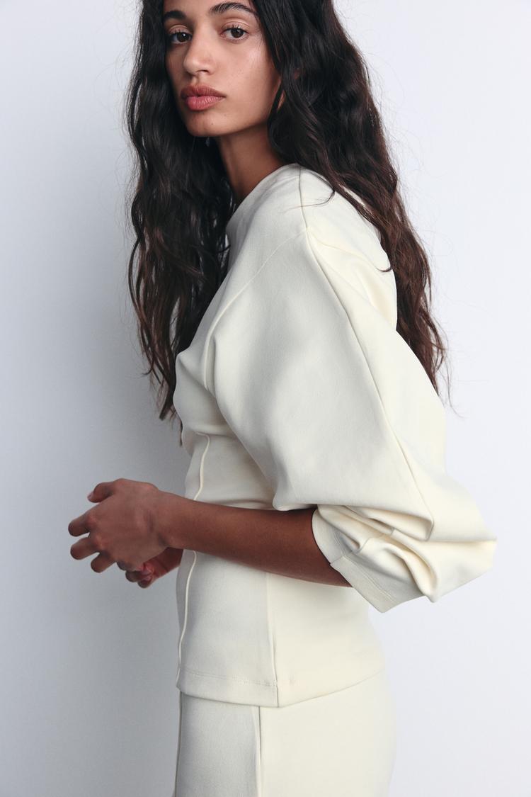 Sweat-shirt en interlock sur mesure