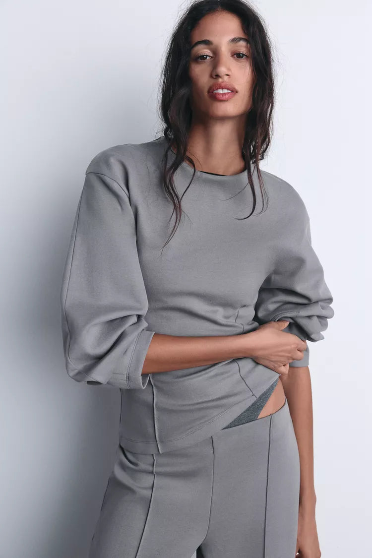 Sweat-shirt en interlock sur mesure
