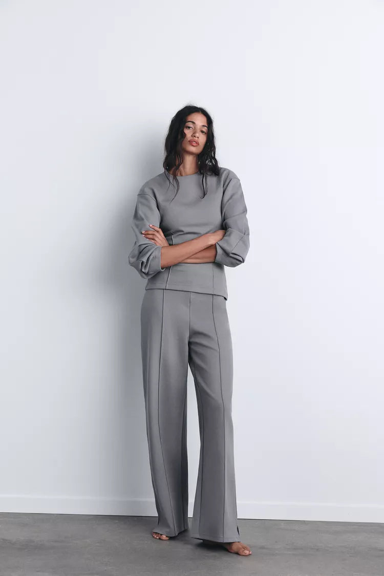 Pantalon en interlock sur mesure
