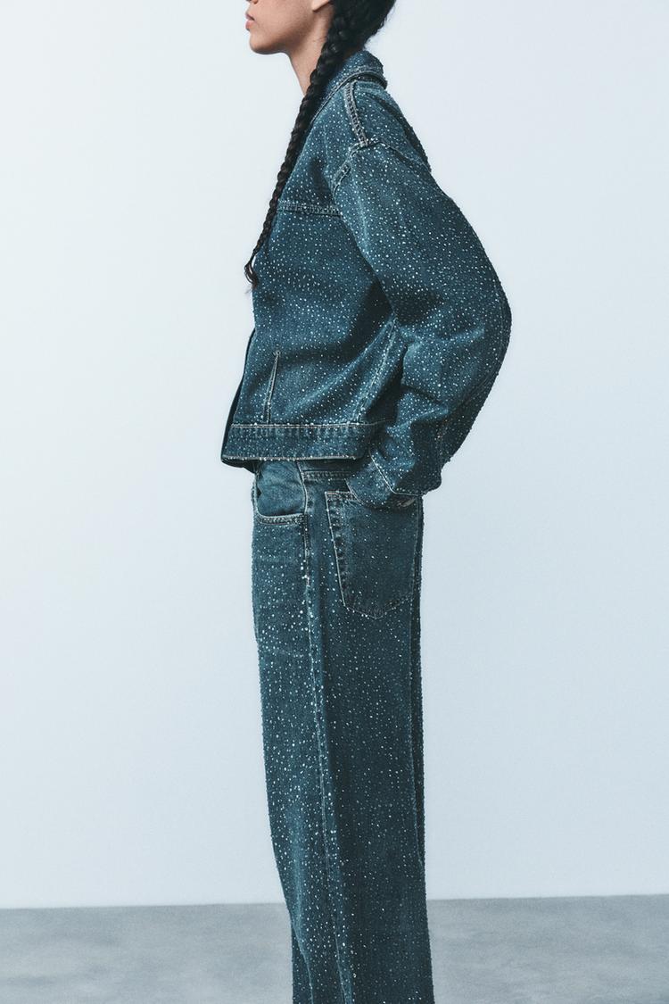 Glitzernde Jeans