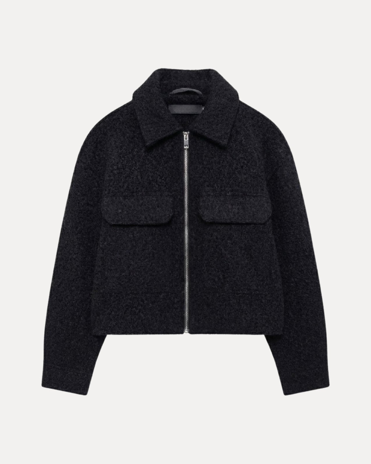 Cropped Wool Jacket