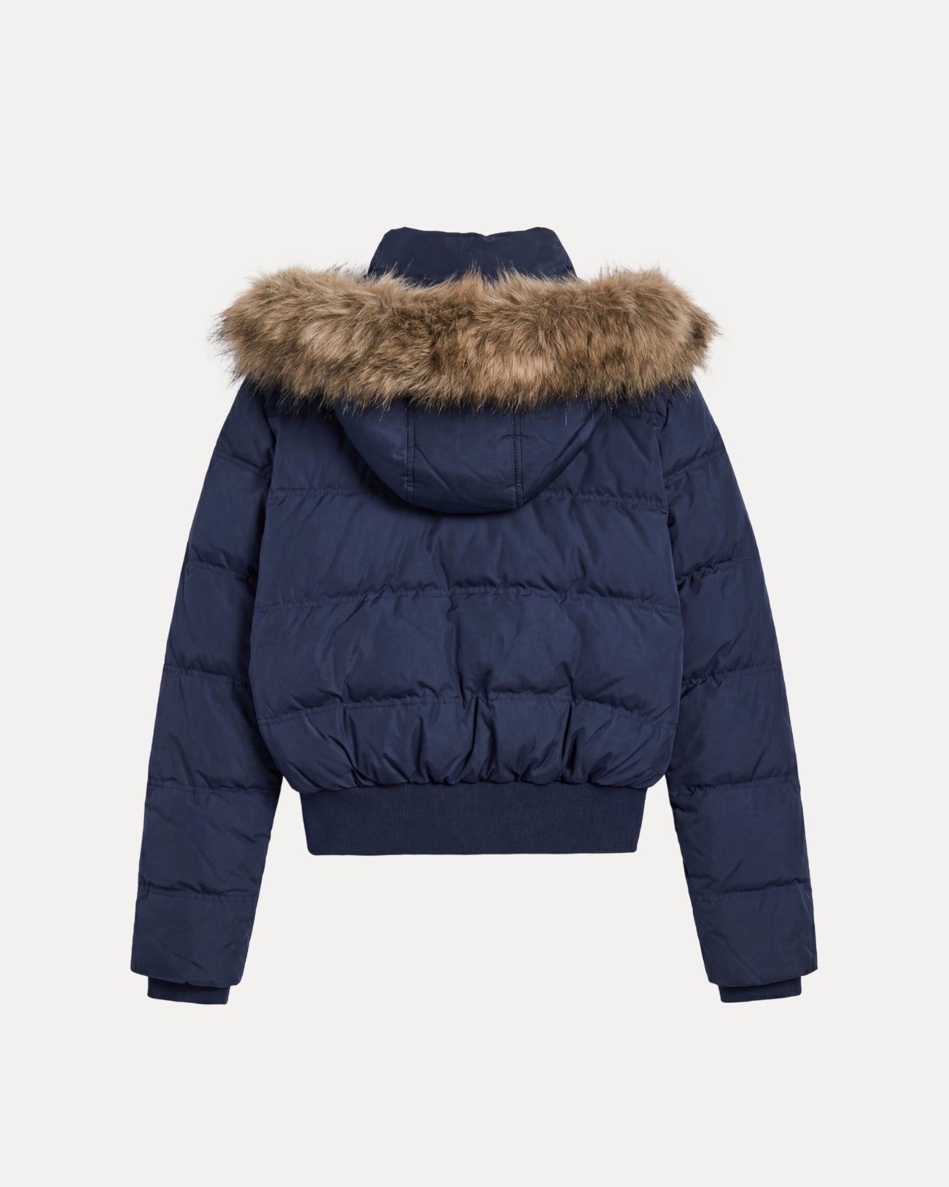 Fur Collar Short Parka