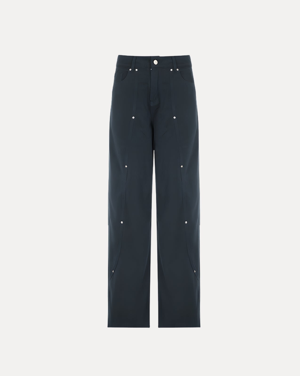 Zerrissene Straight Leg-Jeans