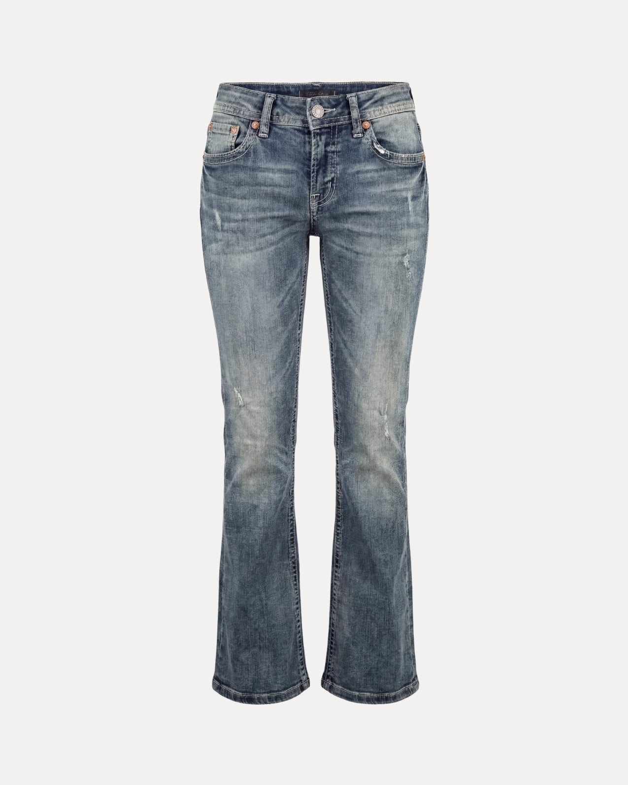 Embroidered Bootcut Jeans