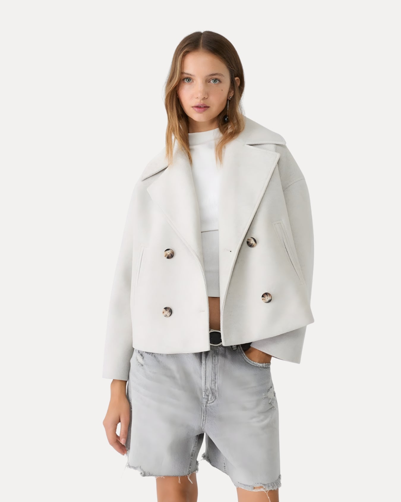 Heritage Cropped Wool Coat
