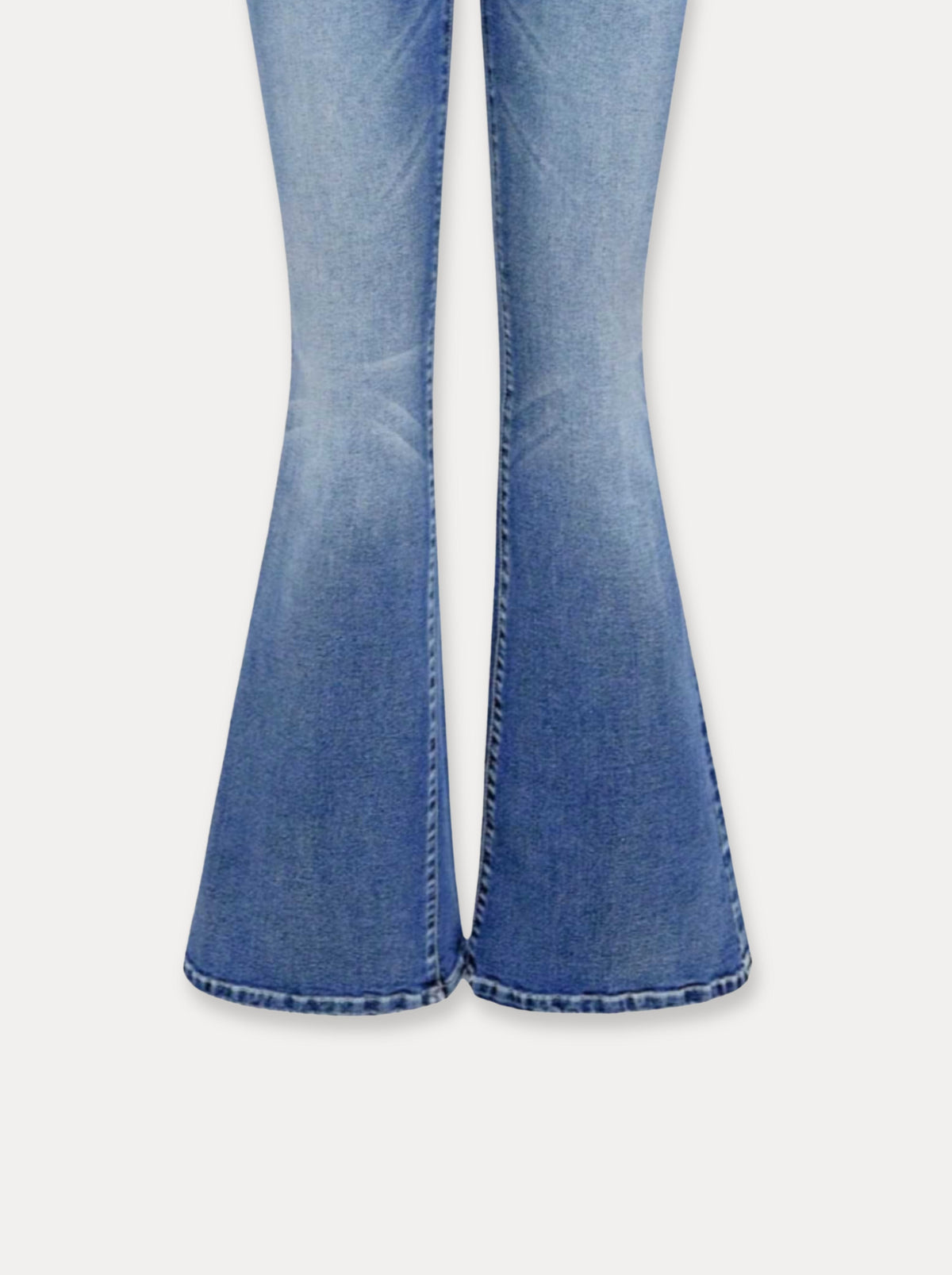 Zerrissene Straight Leg-Jeans