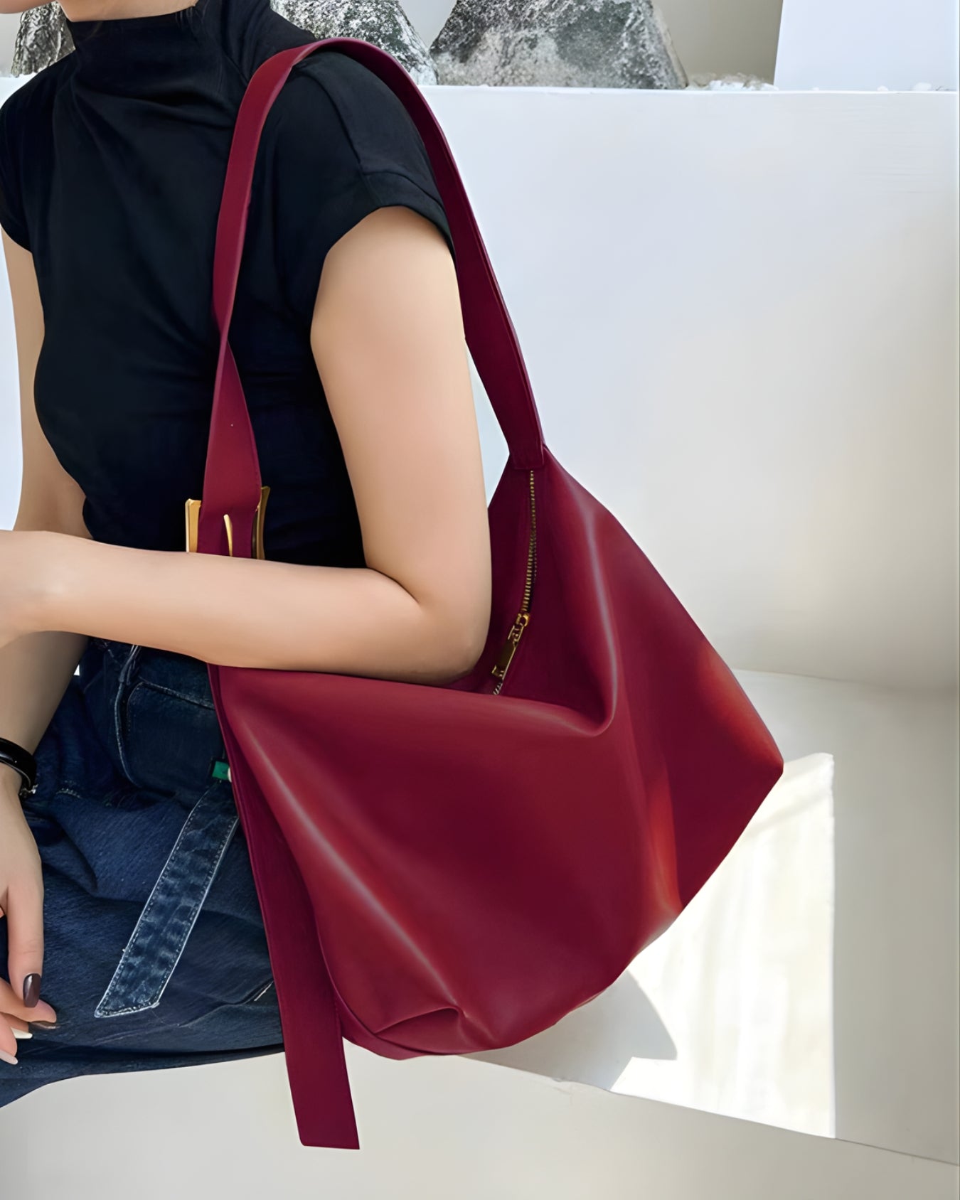 Classic Slouch Shoulder Bag
