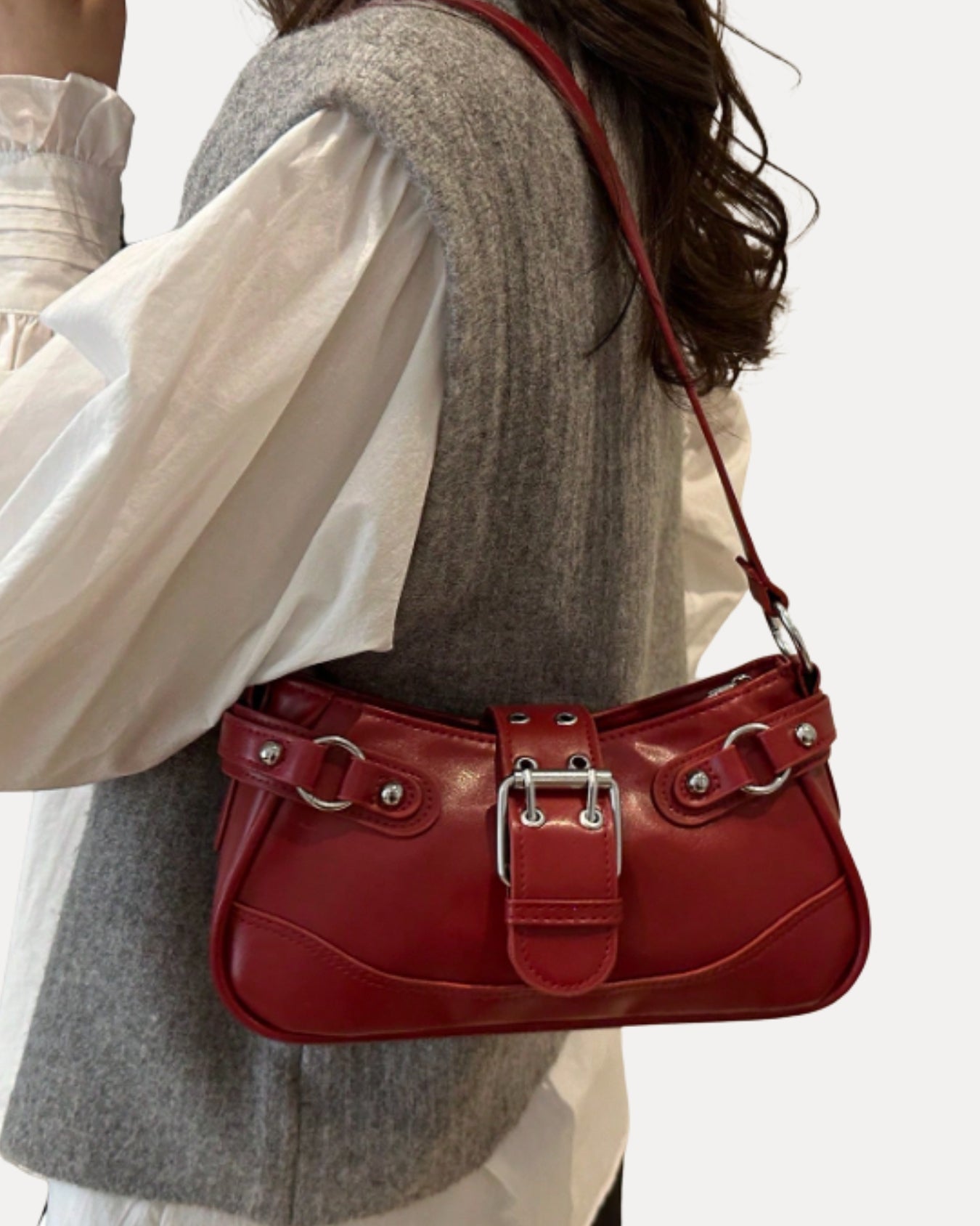 Buckle Shoulder Bag