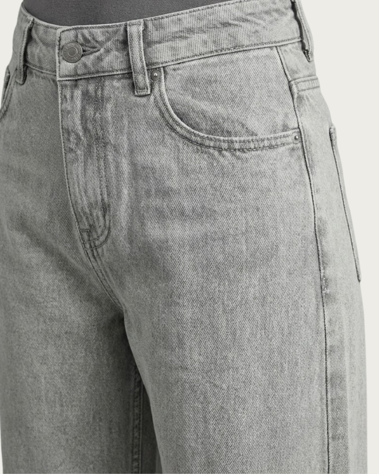Zerrissene Straight Leg-Jeans
