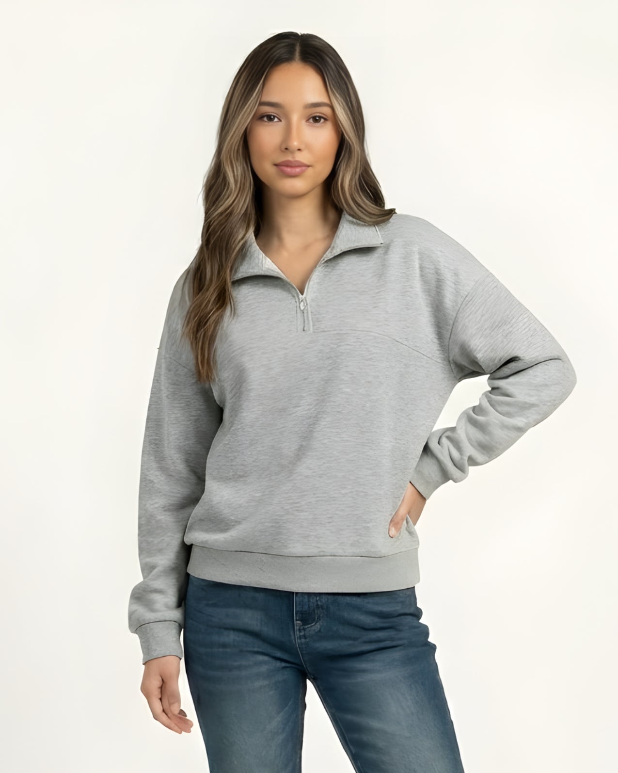 Halfmoon Zip Sweatshirt