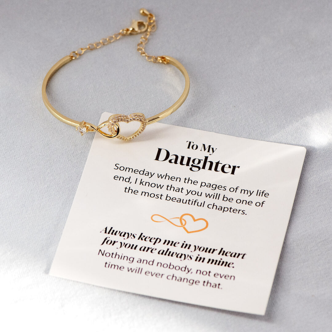 ALWAYS IN MY HEART - INFINITY HEART BRACELET