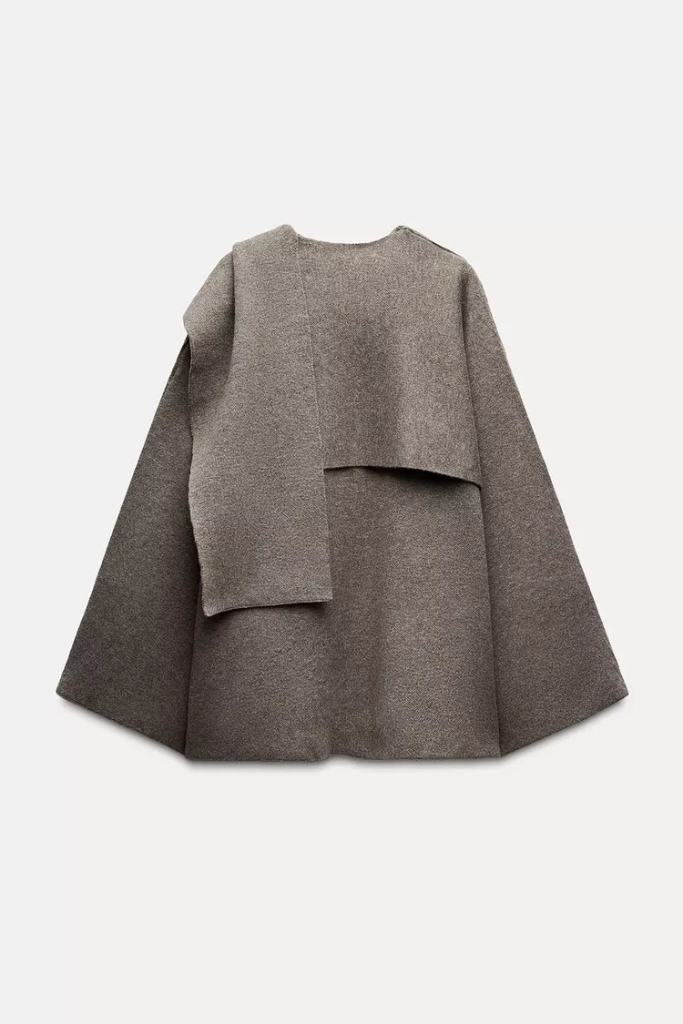Kurzer Cape-Mantel