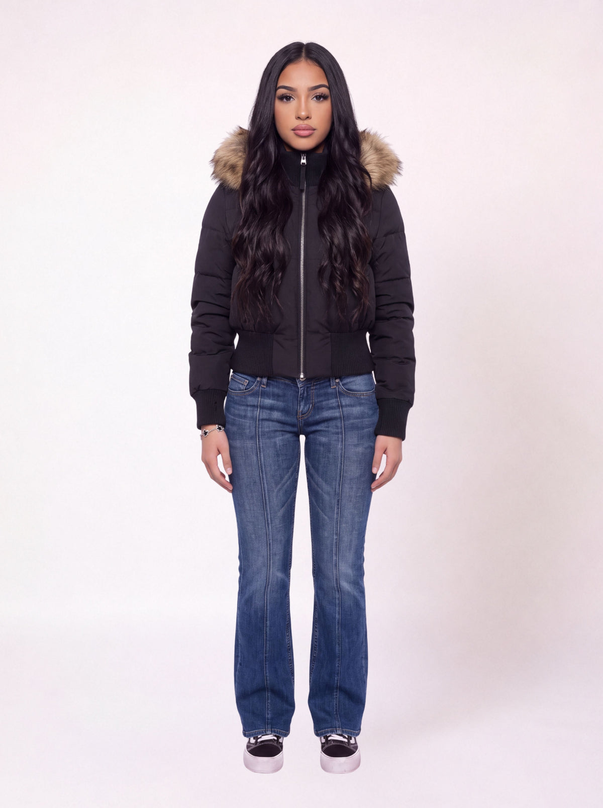 Fur Hood Puffer Jacket