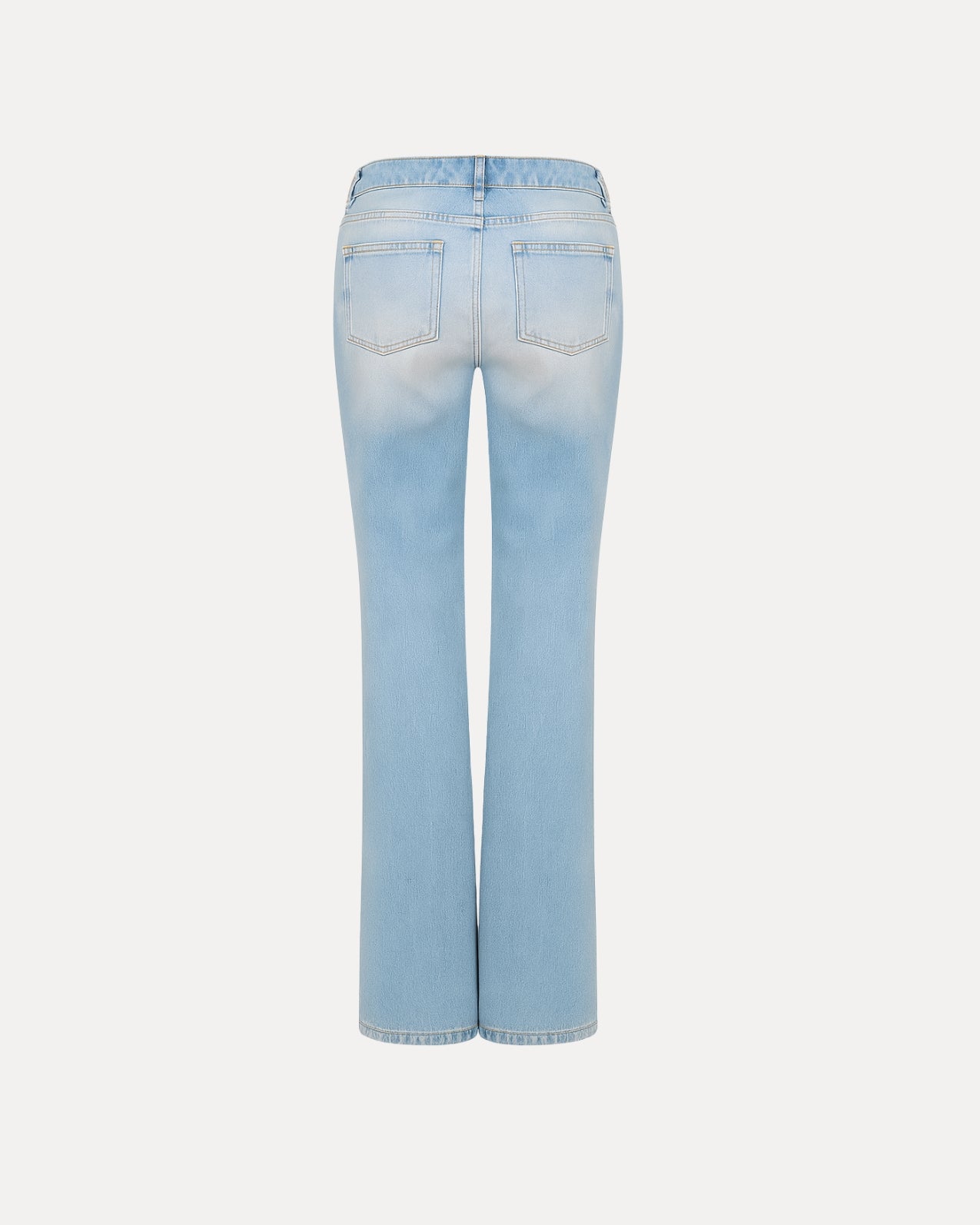 Zerrissene Straight Leg-Jeans