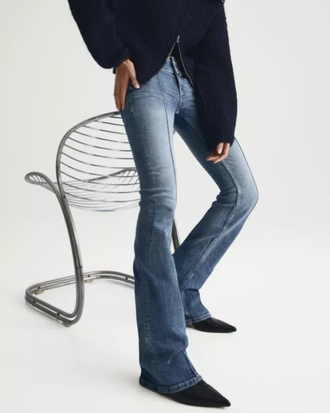 Sleek Flow Flare Jeans