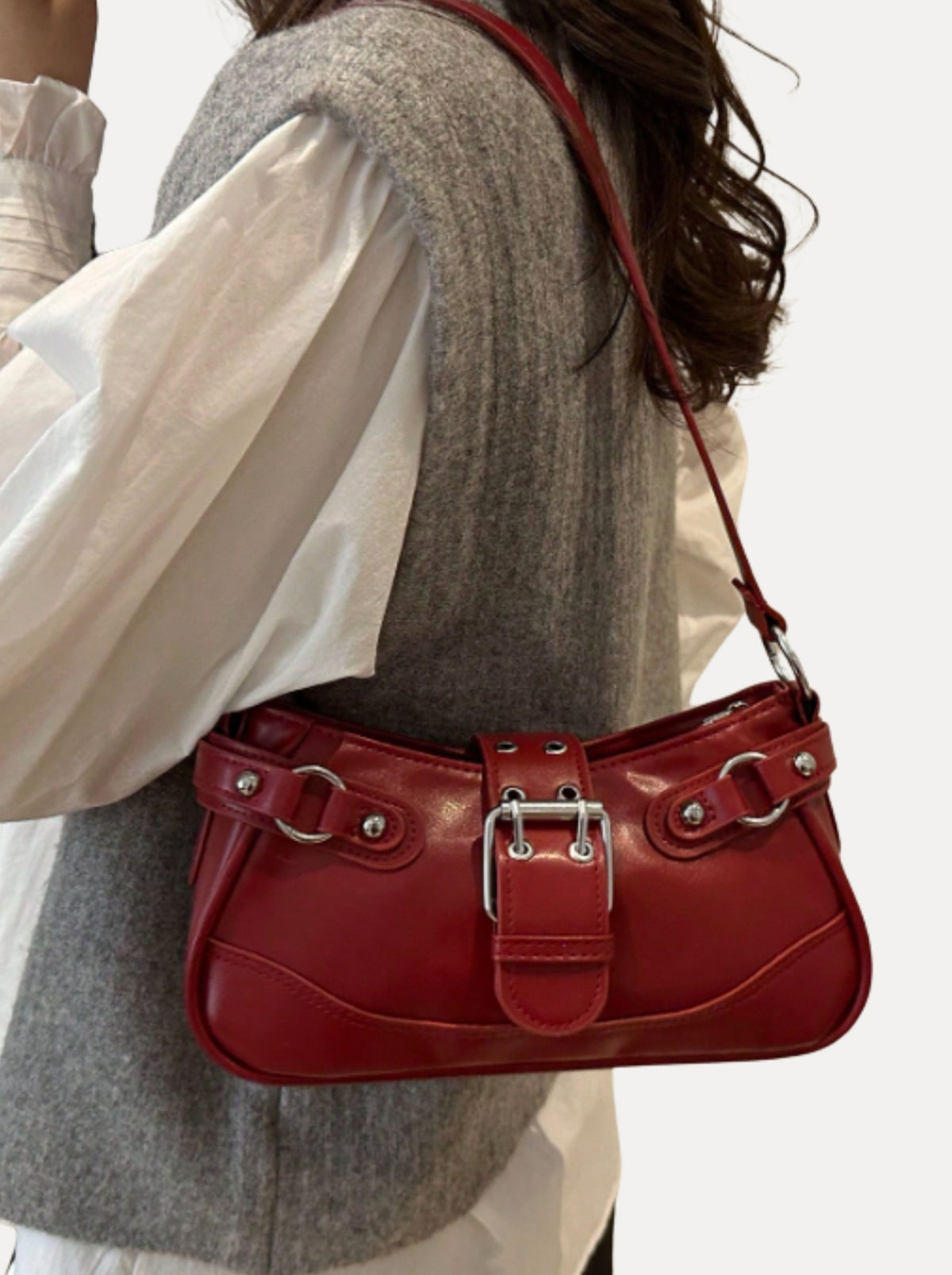 Buckle Shoulder Bag