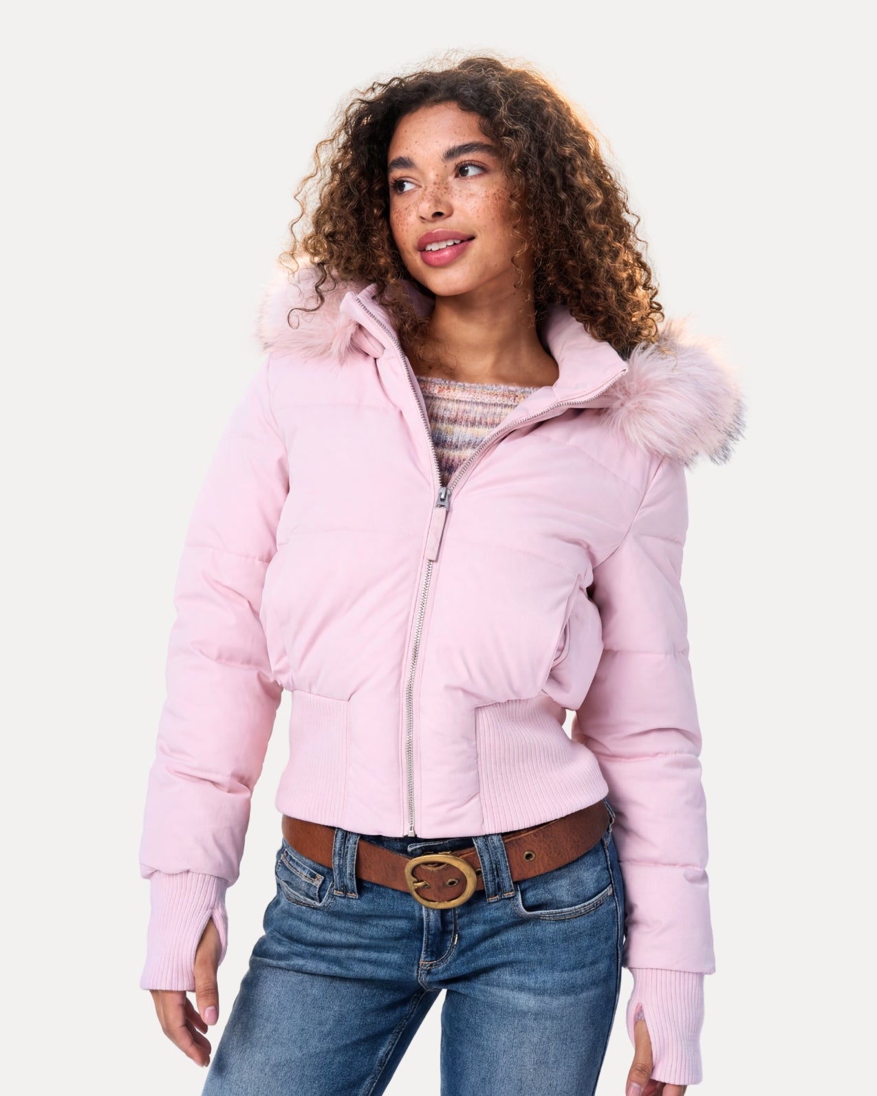 Fur Hood Puffer Jacket
