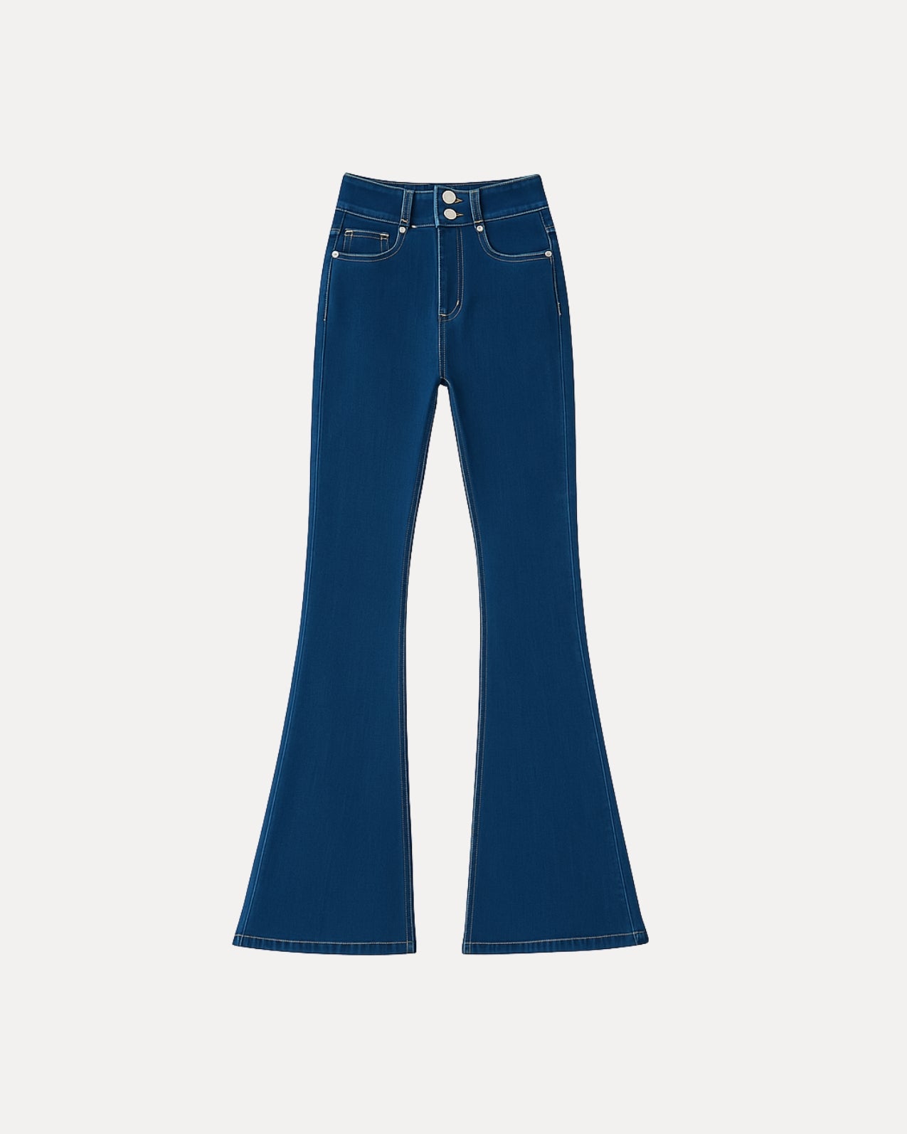 Zerrissene Straight Leg-Jeans
