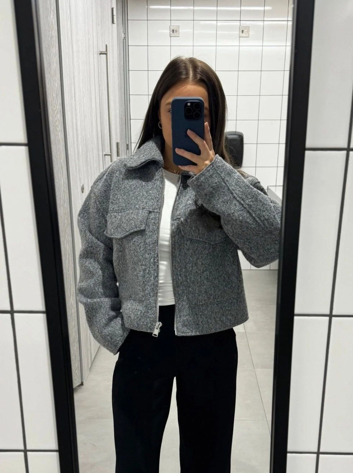 Cropped Wool Jacket