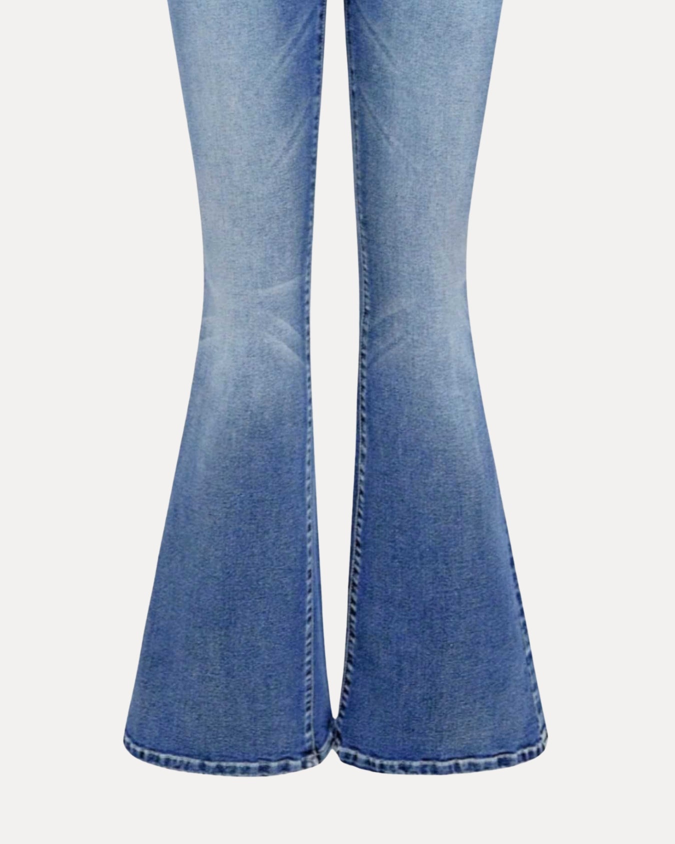 Zerrissene Straight Leg-Jeans