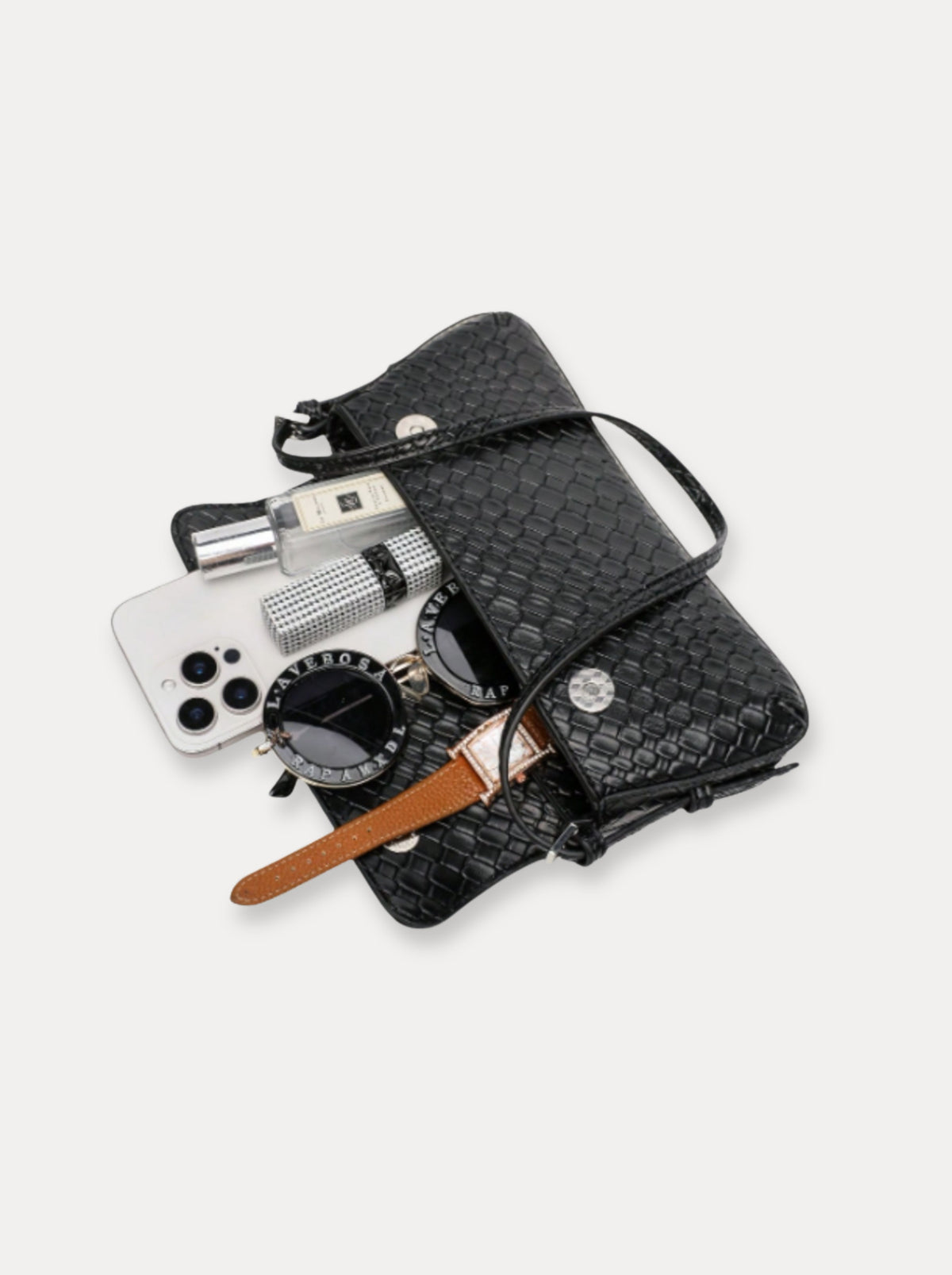 Slim Flap Shoulder Bag
