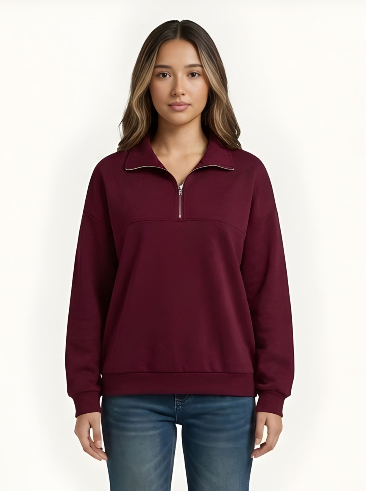 Halfmoon Zip Sweatshirt