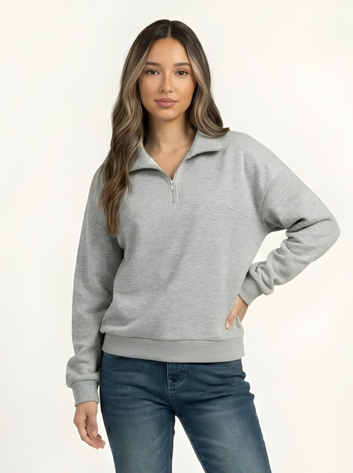 Halfmoon Zip Sweatshirt