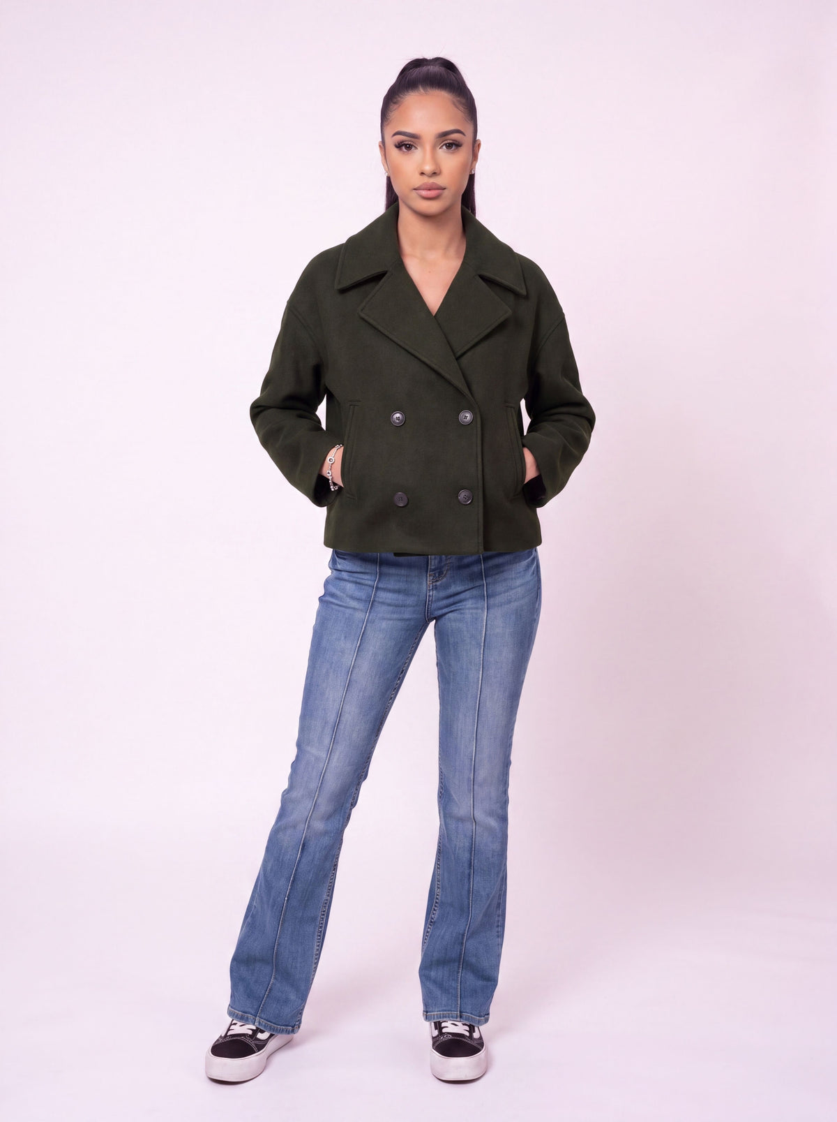 Heritage Cropped Wool Coat