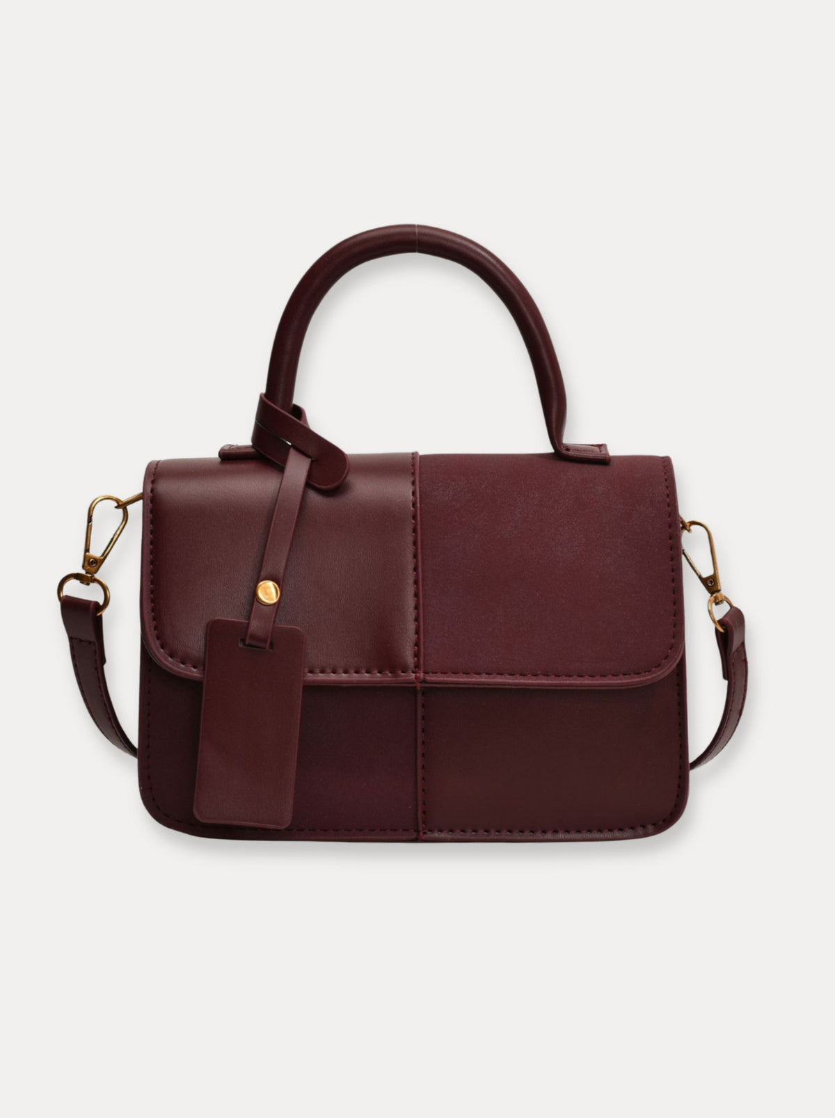 Structured Top Handle Bag