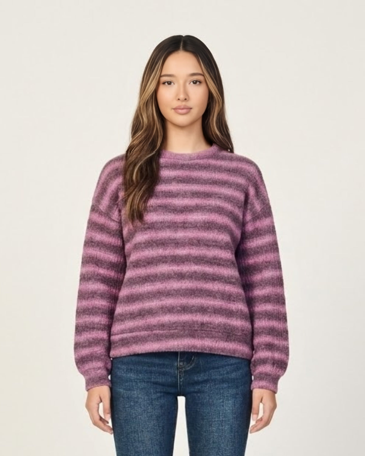 Mosswave Textured Knit Sweater