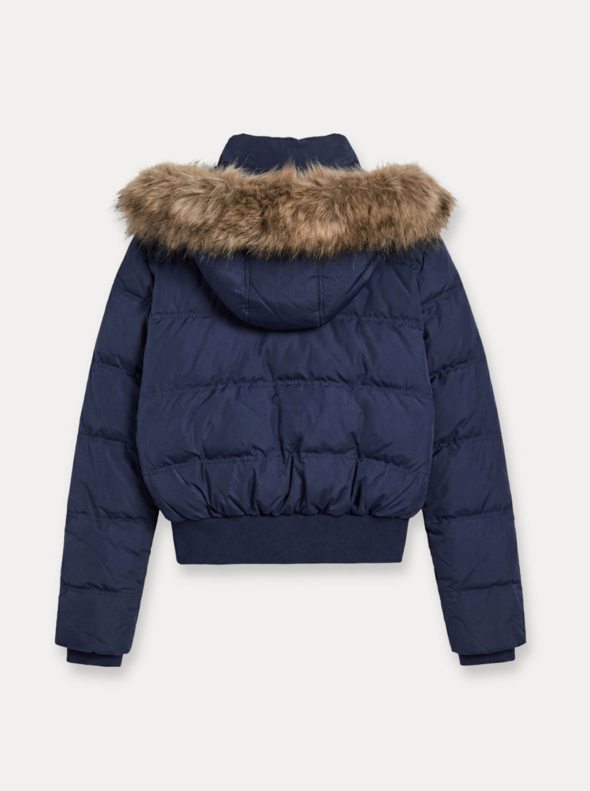 Fur Collar Short Parka