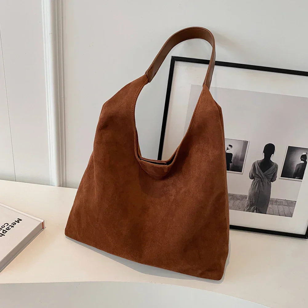 Tote Bag aus Wildleder 