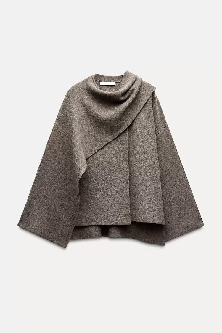 Kurzer Cape-Mantel