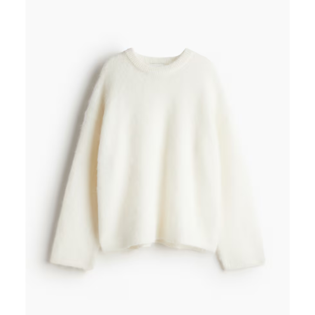 Pull oversize en mélange de mohair